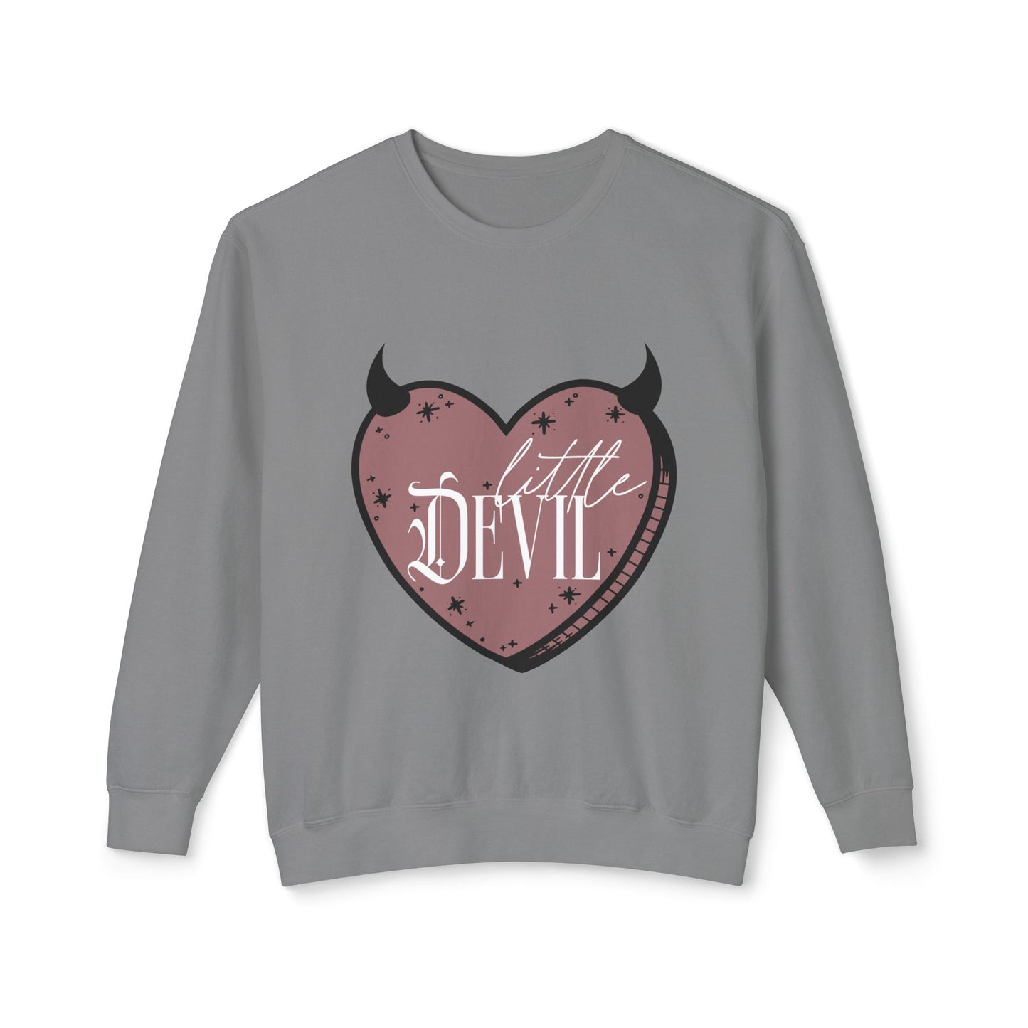 Little Devil - Unisex Lightweight Crewneck Sweatshirt