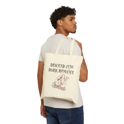 Descend Into Dark Romance Cotton Canvas Tote Bag