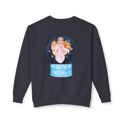 Snow Angel - Unisex Lightweight Crewneck Sweatshirt