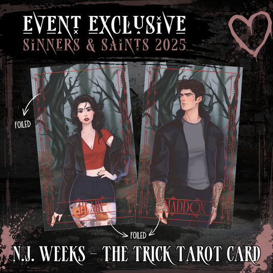 N.J. Weeks Tarot Card - Signing Exclusive