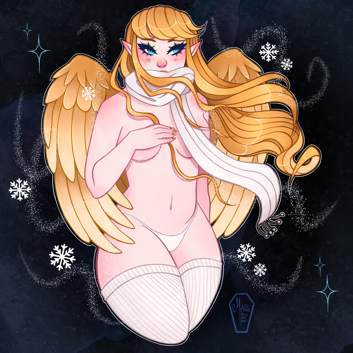 Snow Angel Art Print